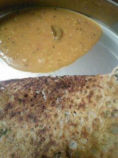 A picture of Onion Rava dosa.