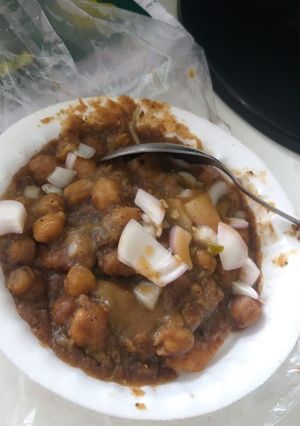 A picture of Chana chat.