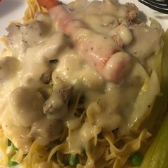 A picture of Veal fricassee.