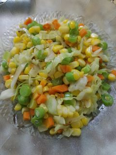 Foto resep Sayur sehat warna warni