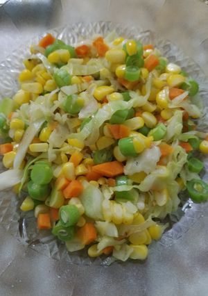 Foto resep Sayur sehat warna warni