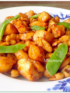熱炒堅果雞丁(不辣) 的食譜成品照片