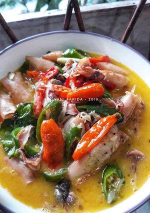 Foto resep Cumi Asin Kuah Santan