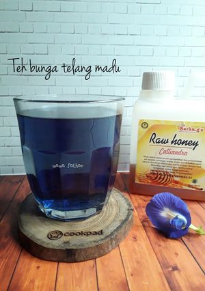 Foto resep Teh bunga telang madu