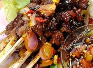 Foto resep Sate Sapi Bumbu Kecap