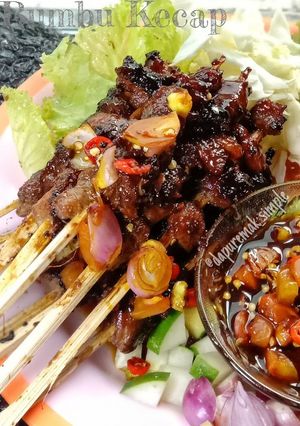 Foto resep Sate Sapi Bumbu Kecap