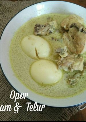 Foto resep Opor Ayam Praktis (pake bumbu nafisa non msg) 