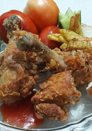 A picture of Crispy fried chicken.