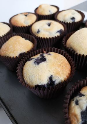 A picture of Blueberry Muffins.