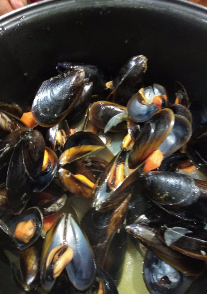 Una foto de Moules Marinière