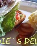 Sándwich de clara y jamón
