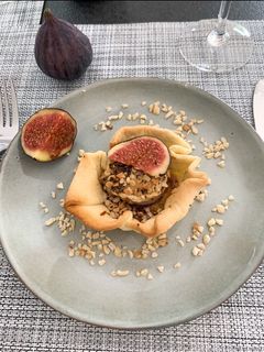 Une photo de Tartelette aux figues et fromage de chèvre
