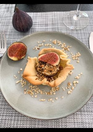 Une photo de Tartelette aux figues et fromage de chèvre