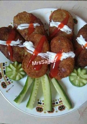 A picture of Potato Vege Cutlets.