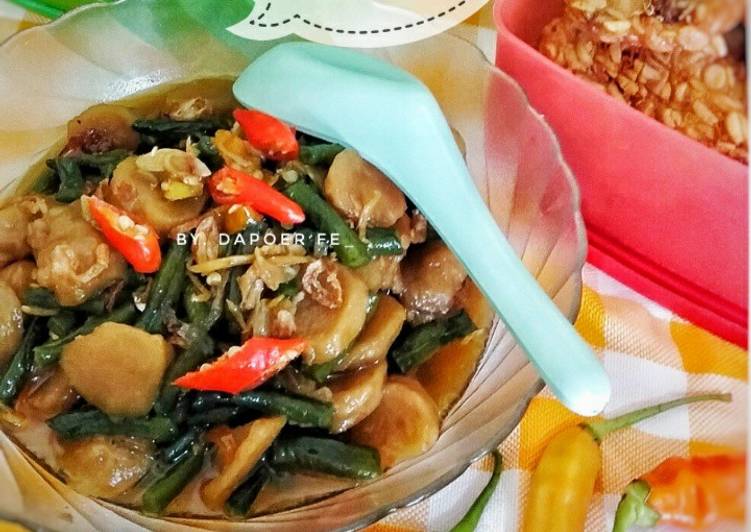 Langkah Mudah untuk Membuat Oseng Kacang Teri Bakso (oseng KARIBA) 🙅, Enak Banget