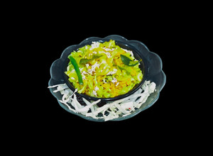 A picture of Cabbage Moong Dal Poriyal.