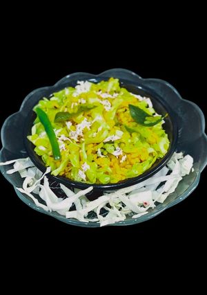 A picture of Cabbage Moong Dal Poriyal.