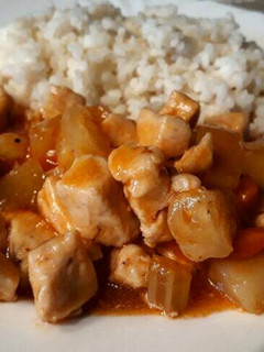 Kínai ananászos csirkemell recept fotója