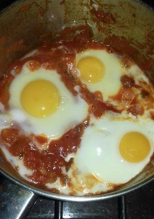 Una foto de Huevos rancheros