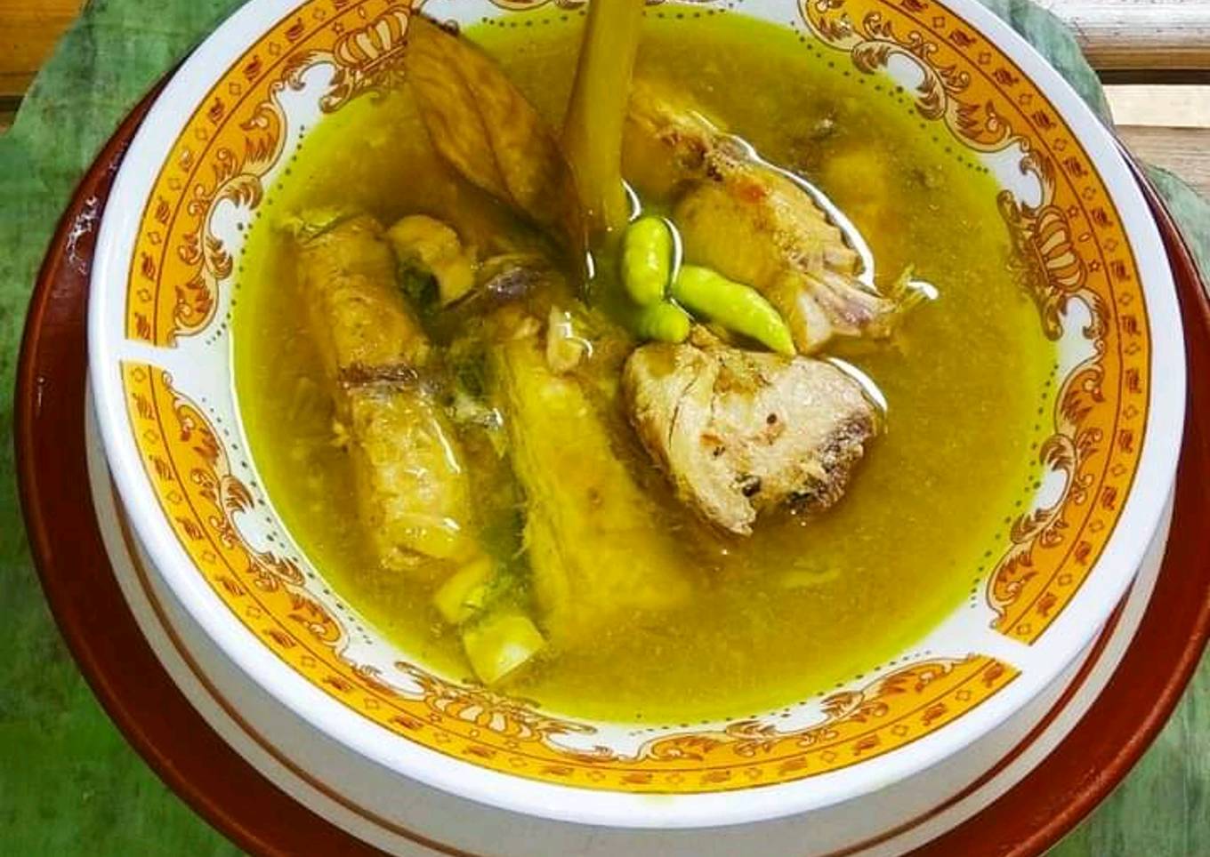 Ikan masak kuah Asam Mangga