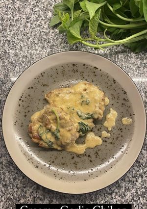 Foto resep Creamy Garlic Chiken
