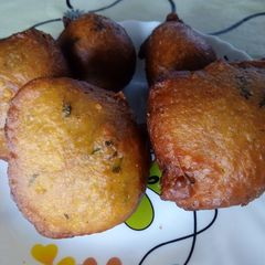 A picture of Puffed up snack.