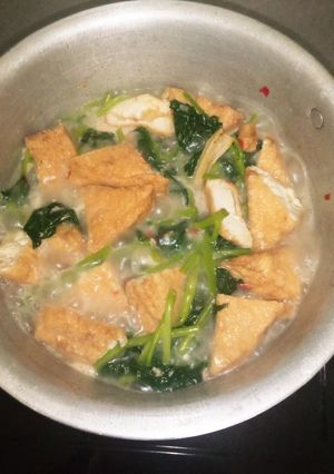 Foto resep Sayur santan tahu coklat daun ubi