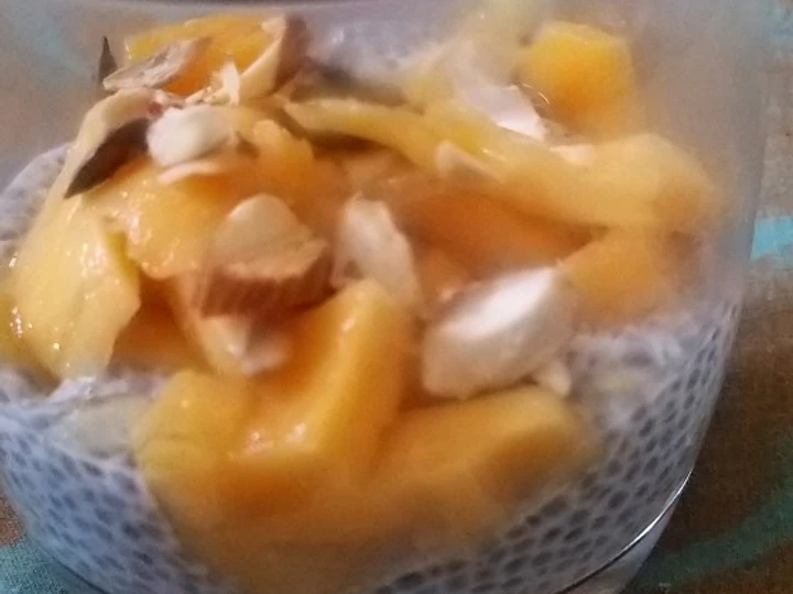 Easy Steps to Prepare Mango chia pudding the So Delicious Makes you drool