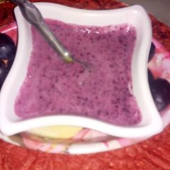A picture of Black grapes ki chutney.