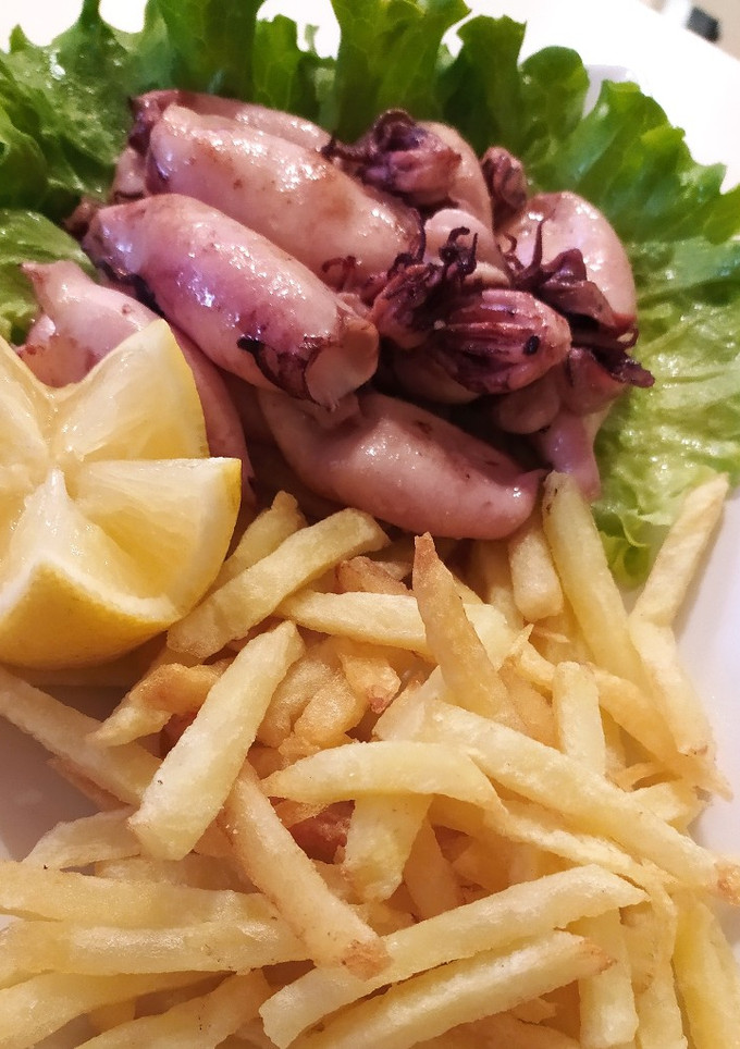 Una foto de Chipirones a la plancha