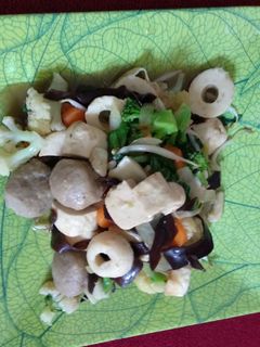 Foto resep Capcay sayur bakso #dietacne