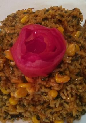 A picture of Tangy Methi Rice.
