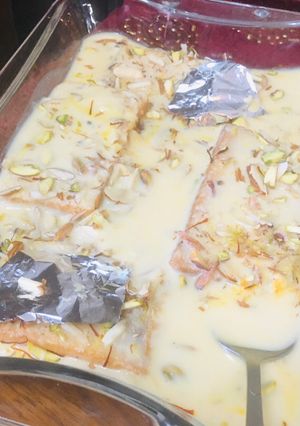 A picture of Instant Shahi Tukrey.