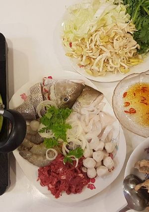 Hình của món Lẩu "lạnh".