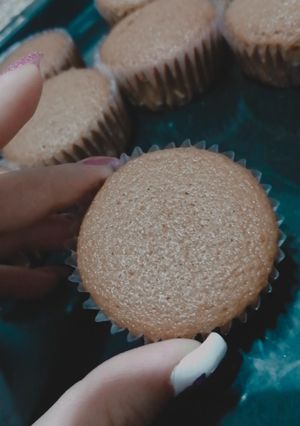 عکسی از دستور کاپ کیک نسکافه☕🧁