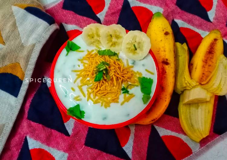 Recipe of Quick Banana Raita