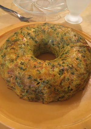 Una foto de Budín de verduras