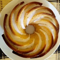 A picture of Vanilla Spiral Bundt Pan Cake.