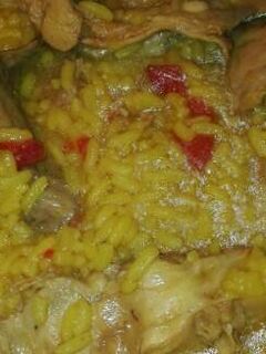 Una foto de Arroz con conejo en la olla GM g