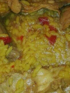 Una foto de Arroz con conejo en la olla GM g