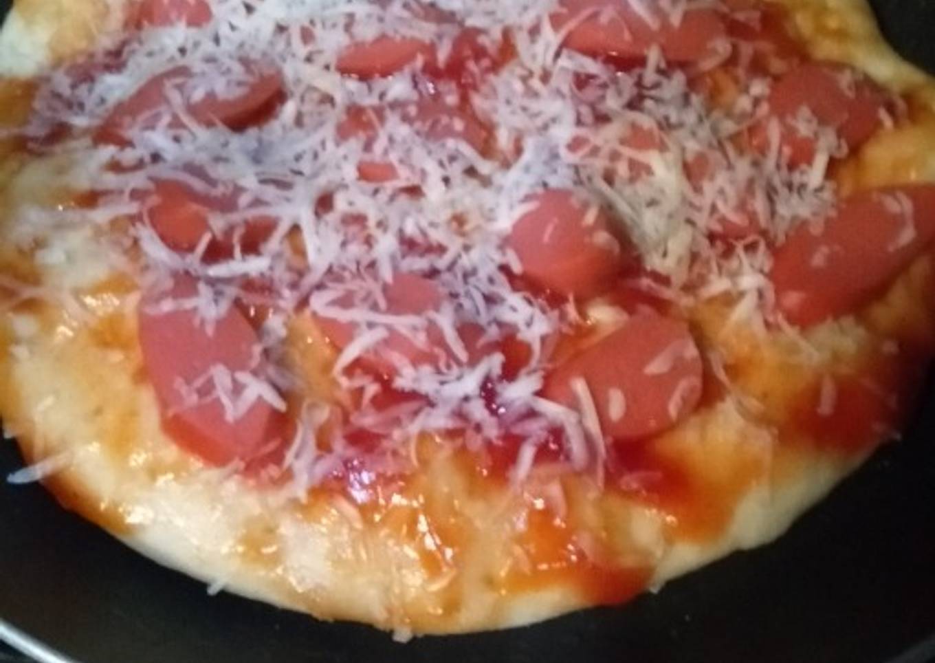 Pizza teflon gampang, anti gagal