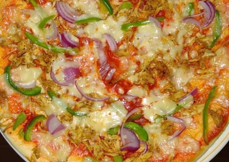 Spicy Tikka pizza