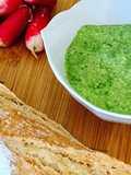 Pesto de fanes de radis