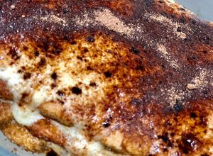 Una foto de Tiramisú con queso mascarpone 🧁