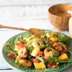 Asian-French style dressing A picture of Asian-French style dressing.
