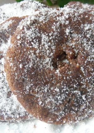 Una foto de Torta fritas de chocolate