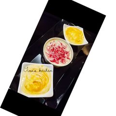 A picture of Flavoured Baked yogurt.