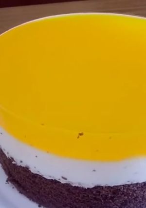 Foto resep Cake chocolate puding busa