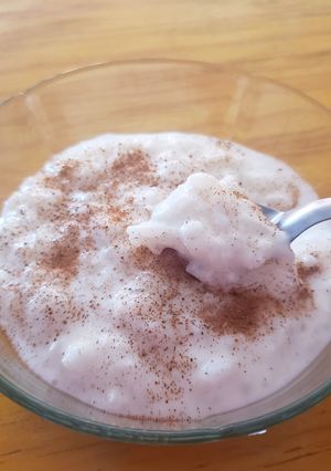 Una foto de Arroz con coco