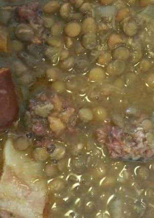 Una foto de Lentejas guisadas